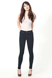 WOMENS CULT SKINNY JEANS, NAVY