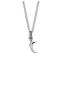 CLAW CHARM NECKLACE SILVER