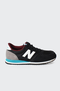 420 Sneakers (U420NGR), black/white/teal