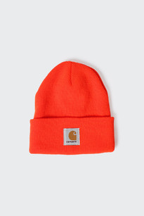 Watch Hat, bright orange