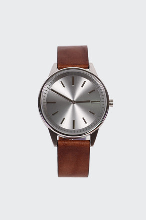 250 Series Wristwatch, brushed / walnut brown