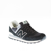 New Balance - 574 Classic Shoe - Black/Grey/Cream