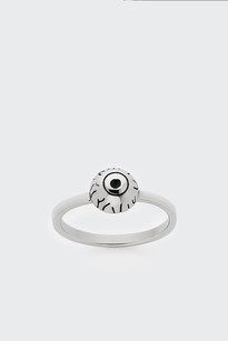 Eyeball Stacker Ring, silver