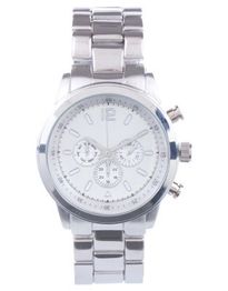 Victoria Large Face Chronograph Metal Watch