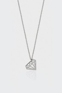 MINI Diamond Pendant, silver