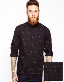 Shirt In Long Sleeve With Multicoloured Polka Dots