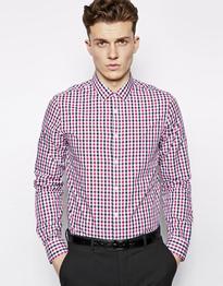Smart Shirt In Long Sleeve With Gingham Check