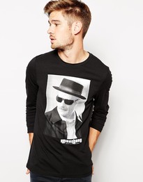 Long Sleeve T-Shirt With Breaking Bad Print