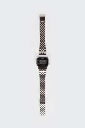 Classic Digital Watch (LA680WA-1D), silver