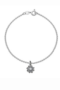 Protea Charm Bracelet - silver