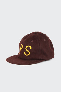 Wool PS Solid Snap Back Cap - brown