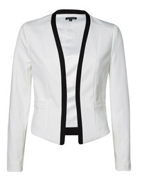 White and black jacket