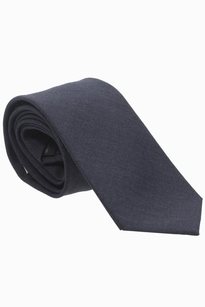 dark blue wool tie