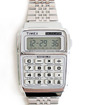 timex 80 digital calculator watch (silver)