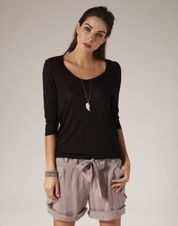 essential relaxed fit 3/4 sleeve