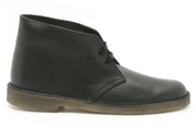 Clarks Desert Boot - Leather - Black Vintage