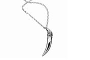 sterling silver karen walker ram's horn necklace