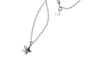 sterling silver karen walker military star necklace