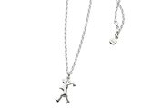 sterling silver karen walker girl with axe necklace