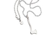 sterling silver karen walker axe necklace