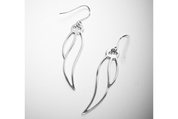 sterling silver huffer hot bird earrings
