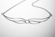 sterling silver huffer captain's necklace