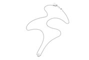 sterling silver karen walker mini peace necklace