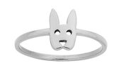 sterling silver karen walker mini rabbit ring