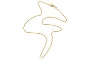 9k yellow gold karen walker mini heart necklace