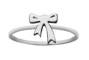 sterling silver karen walker mini bow ring
