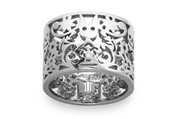 karen walker sterling silver filigree ring