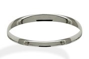 sterling silver 6.7mm bangle