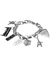 stolen girlfriends club death metal charm bracelet