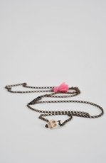 headhunter necklace in pink