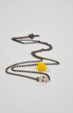 headhunter necklace in yellow