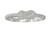 zoe & morgan forget me knot ring - sterling silver