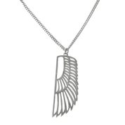 zoe & morgan isis wing small necklace - sterling silver
