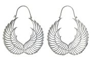zoe & morgan big wing earrings - sterling silver