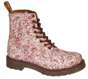 Dr Martens Page 8-Eye Boot - Pink Floral