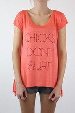 Chicks Don't Surf Tee