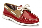 Sperry Authentic Original 2 Eye - Patent - Red