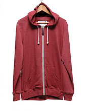 the academy brand zip hoody - red