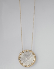 House of Harlow 1960 Enraved Sunburst Necklace