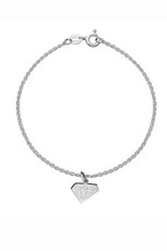 DIAMOND CHARM bracelet SILVER