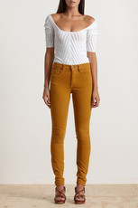 womens cult skinny jeans, cord amber