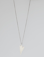 Leaning Heart Necklace
