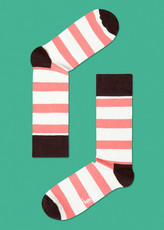 stripe, white/pink/black