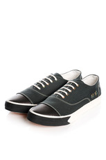 352g Shoe, Black Canvas Leather Toe