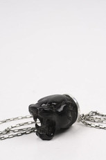BLACK PANTHER HEAD NECKLACE