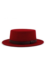 Avenue Hat, crimson